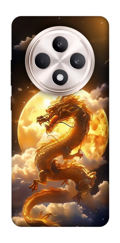 Чехол на Oppo Reno 12 F 4G/5G Golden Dragon фото 1 из 1