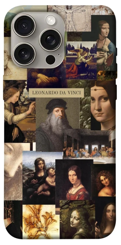 Чехол на Apple iPhone 15 Pro Max (6.7") Leonardo da Vinci фото 1 из 1