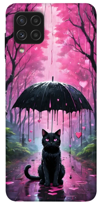 Чохол на Samsung Galaxy A22 4G Black cat фото 1 з 1