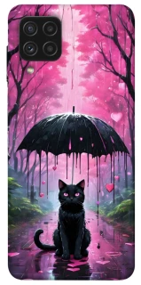 Чохол на Samsung Galaxy A22 4G Black cat фото 1 з 1