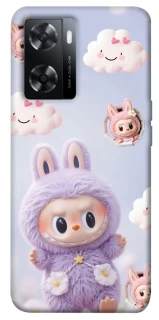 Чохол на Oppo A57s Labubu & clouds фото 1 з 1