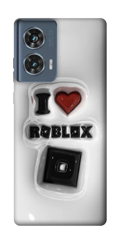 Чохол на Motorola Edge 50 I love Roblox фото 1 з 1