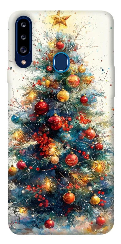 Чехол на Samsung Galaxy A20s Новогодний v36 фото 1 из 1