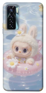 Чохол на TECNO Camon 17 Pro Labubu swimming фото 1 з 1