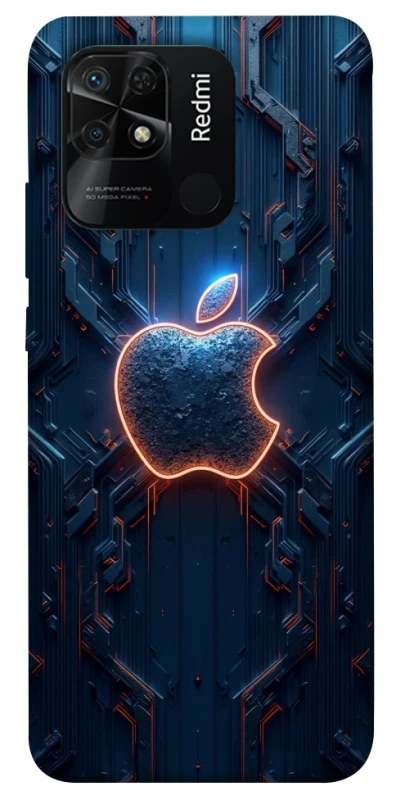 Чехол на Xiaomi Redmi 10C Apple logo ver.1 фото 1 из 1