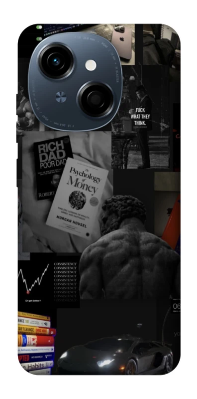 Чехол на TECNO Spark Go 1 Rich and young фото 1 из 1