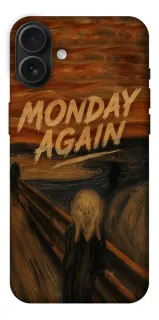 Чехол на Apple iPhone 16 Plus Monday Again фото 1 из 1