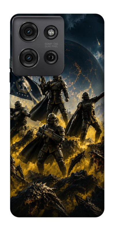 Чохол на Motorola Moto G75 HELLDIVERS фото 1 з 1