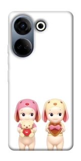 Чехол на TECNO Camon 20 Pro (CK7n) Puppy Love Duo фото 1 из 1