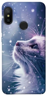 Чохол на Xiaomi Mi A2 Lite / Xiaomi Redmi 6 Pro Snow cat фото 1 з 1