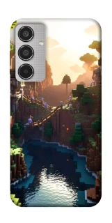 Чохол на Samsung Galaxy M35 Minecraft sunset фото 1 з 1