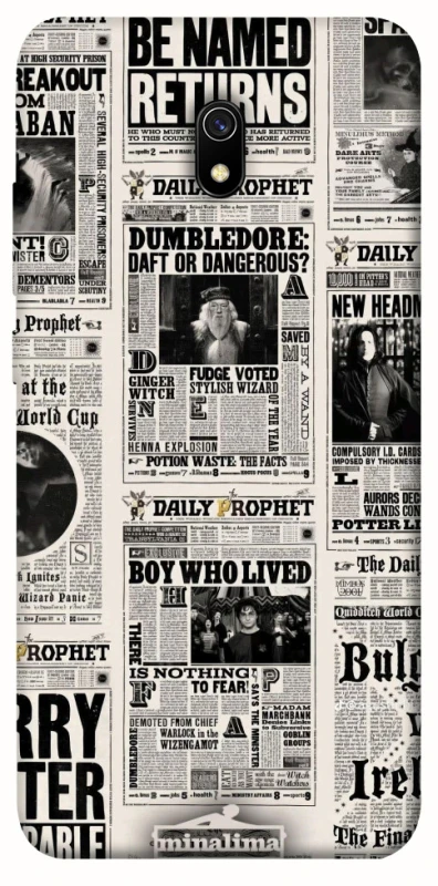 Чехол на Xiaomi Redmi 8a Harry Potter newspaper фото 1 из 1