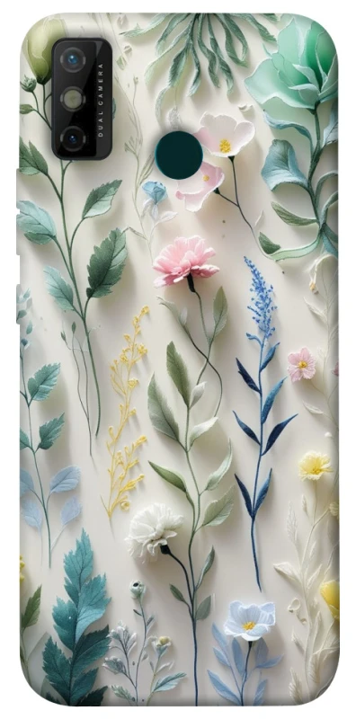 Чохол на TECNO Spark 6 Go Floral design ver.3 фото 1 з 1