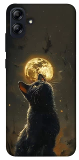 Чохол на Samsung Galaxy A04e Кіт під місяцем v2 фото 1 з 1