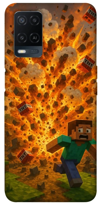 Чохол на Oppo A54 4G Minecraft v7 фото 1 з 1