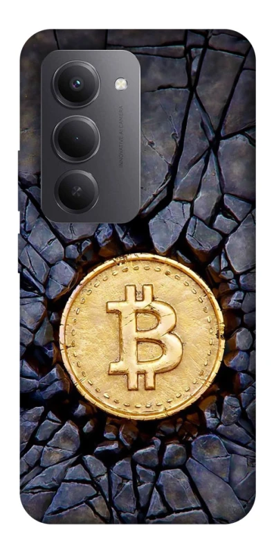 Чехол на Xiaomi Redmi 15 (Global) Bitcoin cracks фото 1 из 1