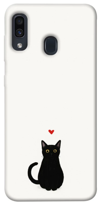 Чохол на Samsung Galaxy A20 / A30 cat in love фото 1 Чохол на Samsung Galaxy A20 / A30 cat in love фото 1 з 1