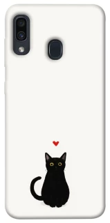 Чохол на Samsung Galaxy A20 / A30 cat in love фото 1 Чохол на Samsung Galaxy A20 / A30 cat in love фото 1 з 1