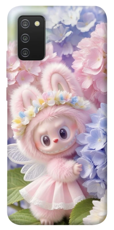 Чохол на Samsung Galaxy A02s Labubu & Flowers ver.1 фото 1 з 1