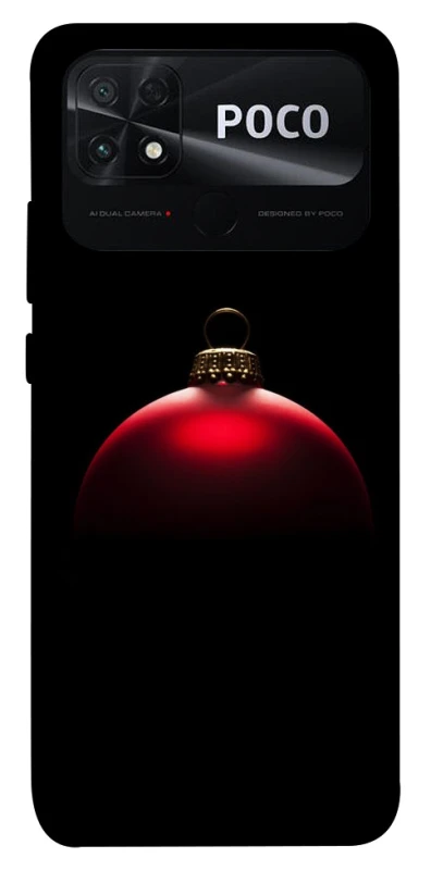 Чехол на Xiaomi Poco C40 Christmas bauble фото 1 из 1
