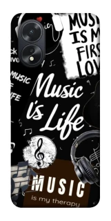 Чохол на Oppo A18 Music is Life фото 1 з 1