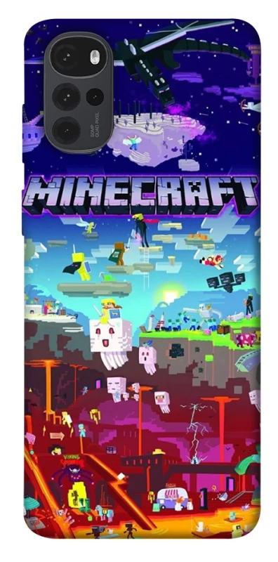 Чохол на Motorola Moto G22 Minecraft world фото 1 з 1