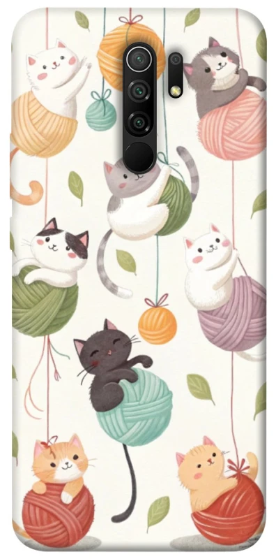 Чохол на Xiaomi Redmi 9 Funny Kittens фото 1 з 1