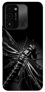 Чохол на TECNO Spark 8C Black dragonfly фото 1 з 1