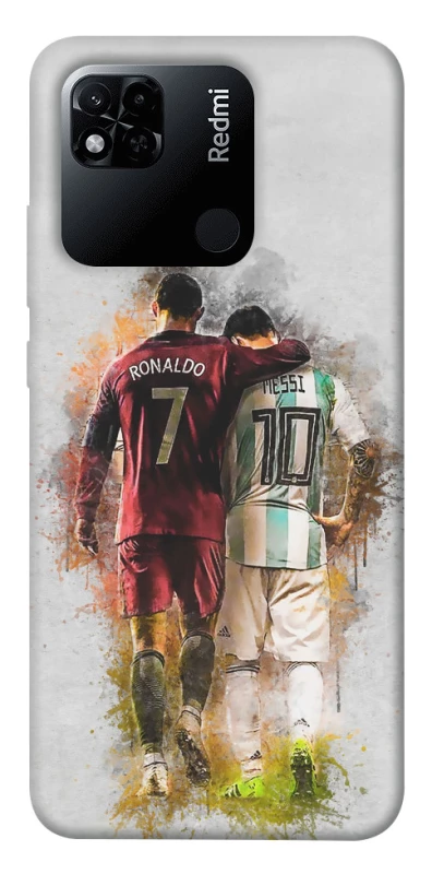 Чохол на Xiaomi Redmi 10A Ronaldo та Messi фото 1 з 1