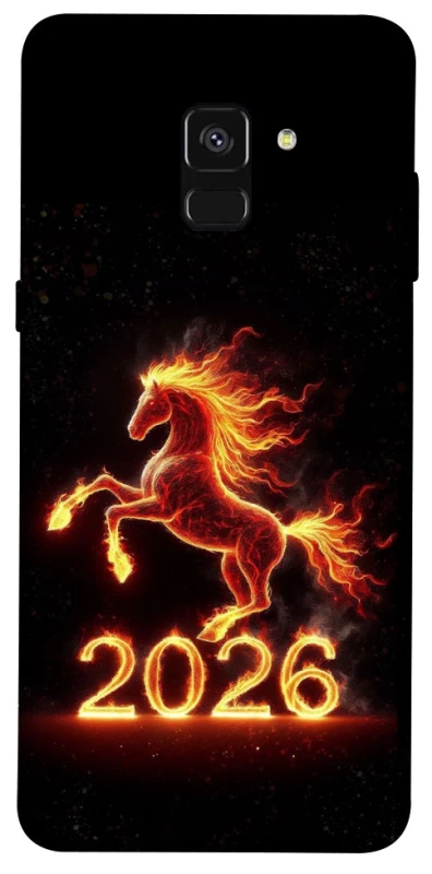 Чохол на Samsung A530 Galaxy A8 (2018) Red Fire Horse ver.1 фото 1 з 1