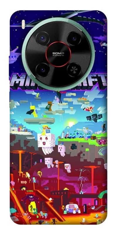 Чохол на ZTE Nubia V70 Max Minecraft world фото 1 з 1