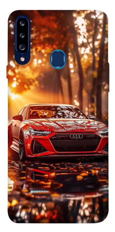 Чехол на Samsung Galaxy A20s Audi at sunset фото 1 из 1