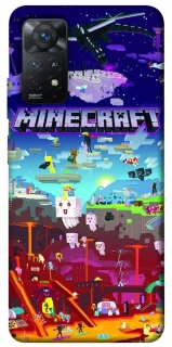 Чехол на Xiaomi Redmi Note 12 Pro 4G Minecraft world фото 1 из 1