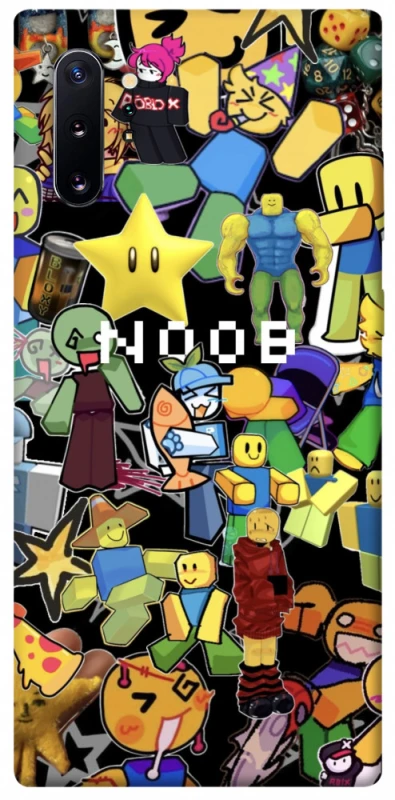 Чехол на Samsung Galaxy Note 10 Plus Roblox Noob фото 1 из 1