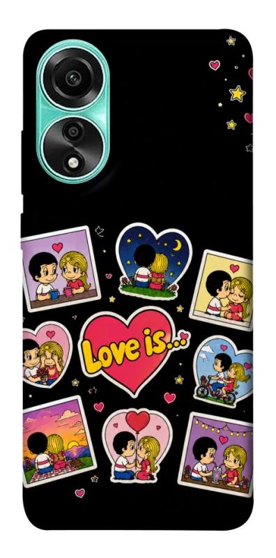 Чохол на Oppo A78 4G Love is ver.2 фото 1 з 1