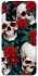 Чохол на Oppo A74 4G skull and rose фото 1 з 1