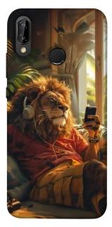 Чохол на Huawei P20 Lite Лев v2 фото 1 Чохол на Huawei P20 Lite Лев v2 фото 1 з 1