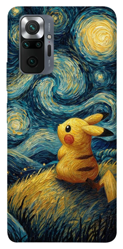 Чохол на Xiaomi Redmi Note 10 Pro Pikachu and Van Gogh фото 1 з 1