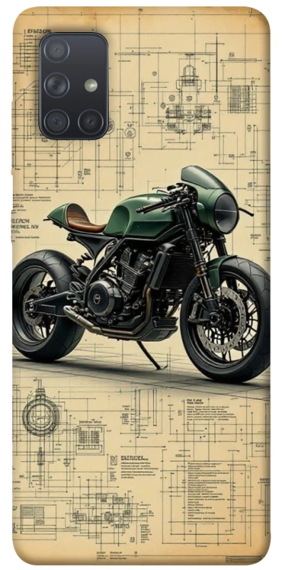 Чохол на Samsung Galaxy A71 Bike model фото 1 з 1