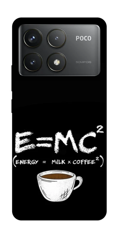 Чохол на Xiaomi Poco F6 Pro Coffee formula фото 1 з 1