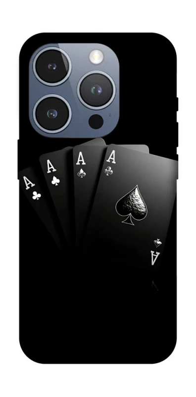 Чехол на Apple iPhone 16 Pro Black Cards фото 1 из 1