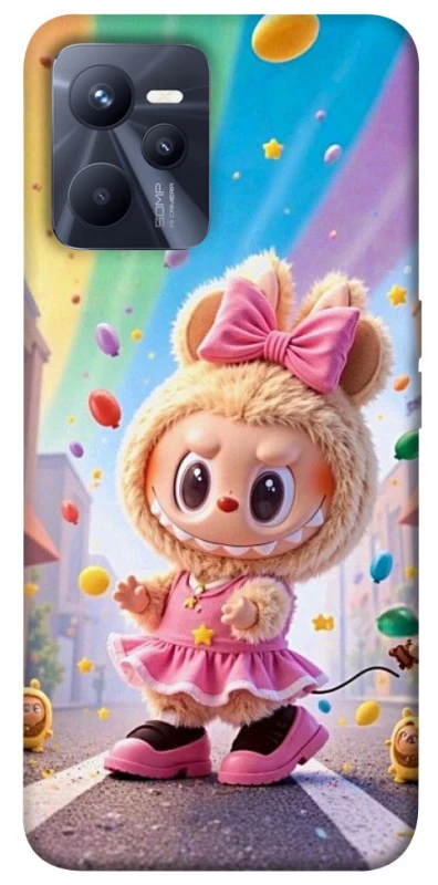 Чохол на Realme C35 Labubu rainbow фото 1 з 1