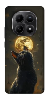 Чохол на Xiaomi Redmi Note 15 5G Кіт під місяцем v2 фото 1 з 1