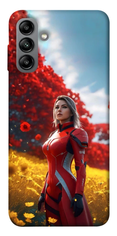 Чохол на Samsung Galaxy A04s Cyber space girl ver.5 фото 1 з 1