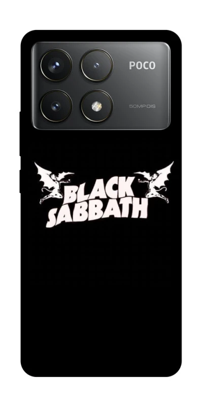 Чохол на Xiaomi Poco F6 Pro Black Sabbath logo ver.2 фото 1 з 1