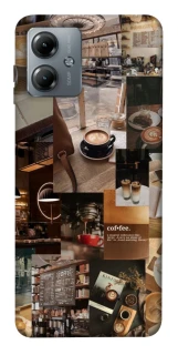 Чехол на Motorola Moto G14 Coffee collage ver.2 фото 1 из 1