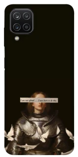 Чехол на Samsung Galaxy A12 Not afraid фото 1 из 1