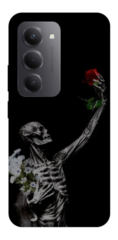 Чохол на Xiaomi Redmi 15 (Global) Skeleton vs Rose фото 1 з 1