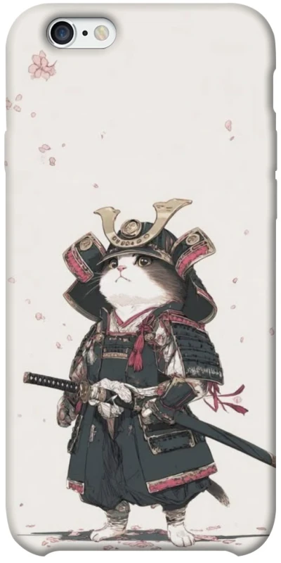 Чохол на Apple iPhone 6/6s plus (5.5") Samurai Cat Warrior фото 1 з 1