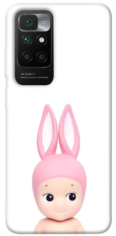 Чохол на Xiaomi Redmi 10 Minimal Bunny Peek фото 1 з 1
